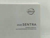 2020 Nissan Sentra Owners Manual Book Guide P/N:OM20EM 0B18U0 OEM Used Auto Parts - Oemusedautoparts1.com
