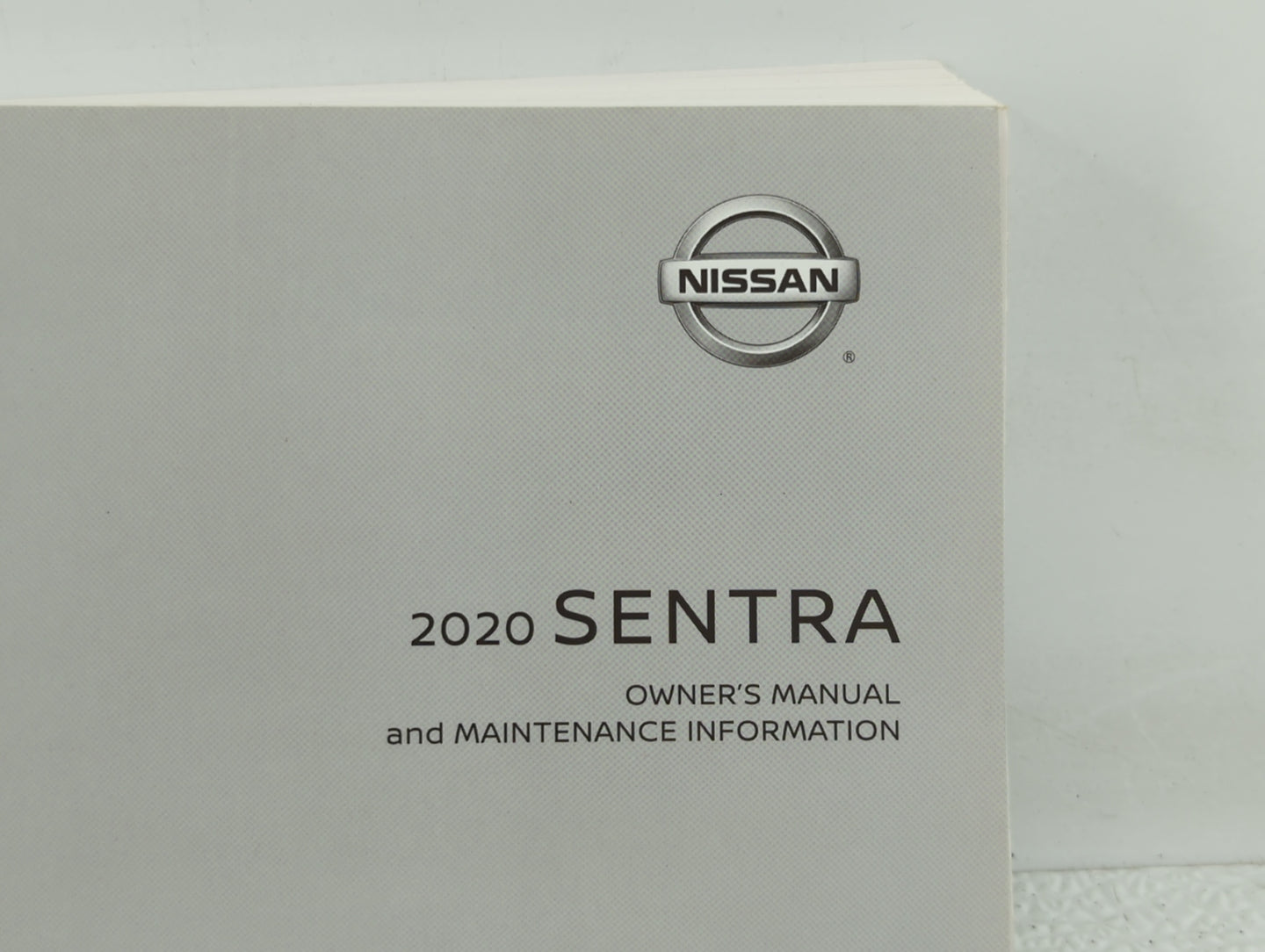 2020 Nissan Sentra Owners Manual Book Guide P/N:OM20EM 0B18U0 OEM Used Auto Parts - Oemusedautoparts1.com