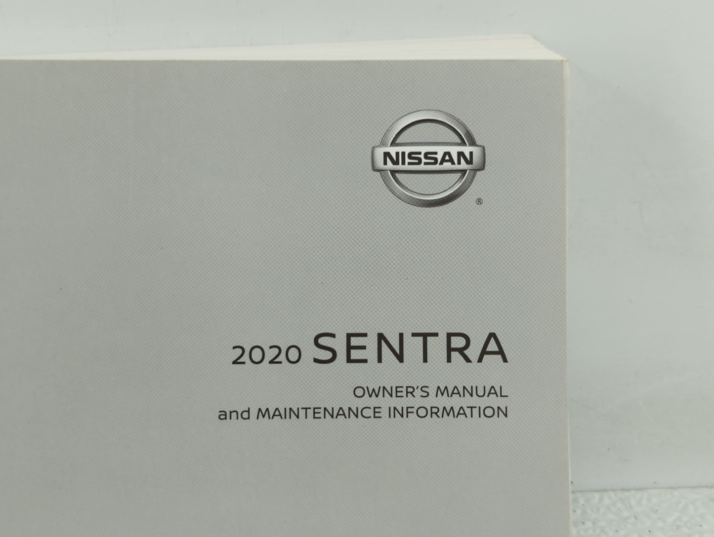 2020 Nissan Sentra Owners Manual Book Guide P/N:OM20EM 0B18U0 OEM Used Auto Parts - Oemusedautoparts1.com