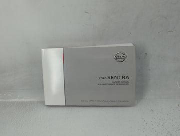 2020 Nissan Sentra Owners Manual Book Guide P/N:OM20EM 0B18U1 OEM Used Auto Parts