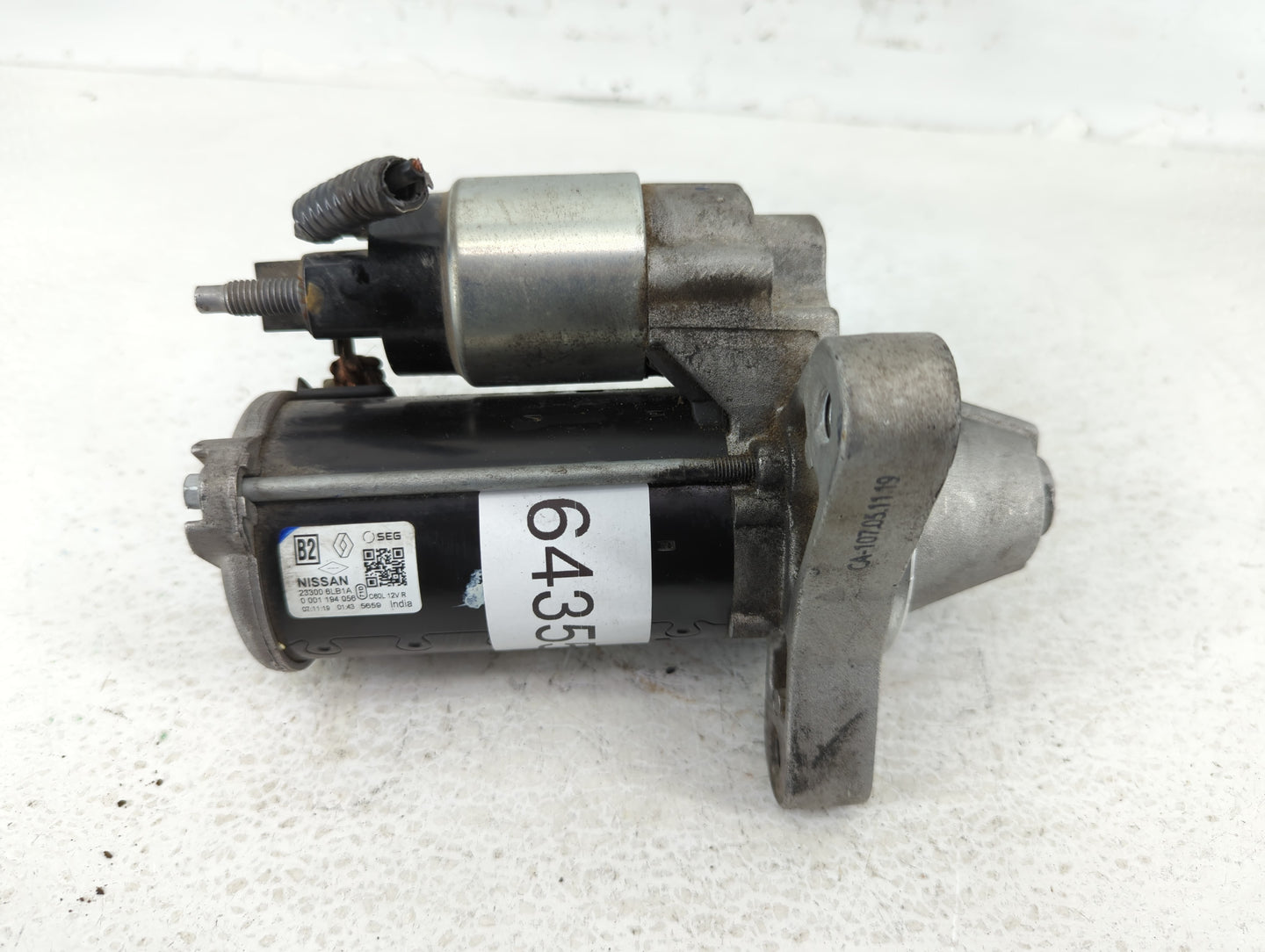 2020-2022 Nissan Sentra Car Starter Motor Solenoid OEM P/N:23300 6LB1A Fits Fits 2020 2021 2022 OEM Used Auto Parts - Oemuse
