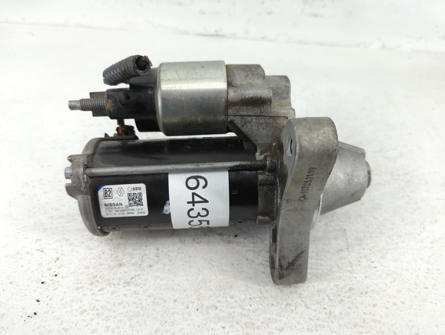 2020-2022 Nissan Sentra Car Starter Motor Solenoid OEM P/N:23300 6LB1A Fits Fits 2020 2021 2022 OEM Used Auto Parts - Oemuse