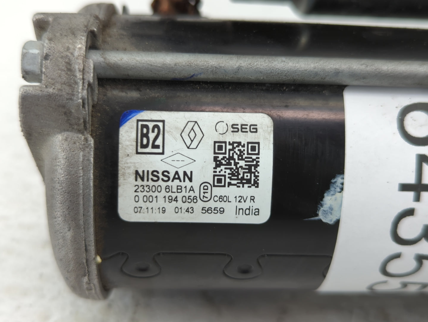 2020-2022 Nissan Sentra Car Starter Motor Solenoid OEM P/N:23300 6LB1A Fits Fits 2020 2021 2022 OEM Used Auto Parts - Oemuse
