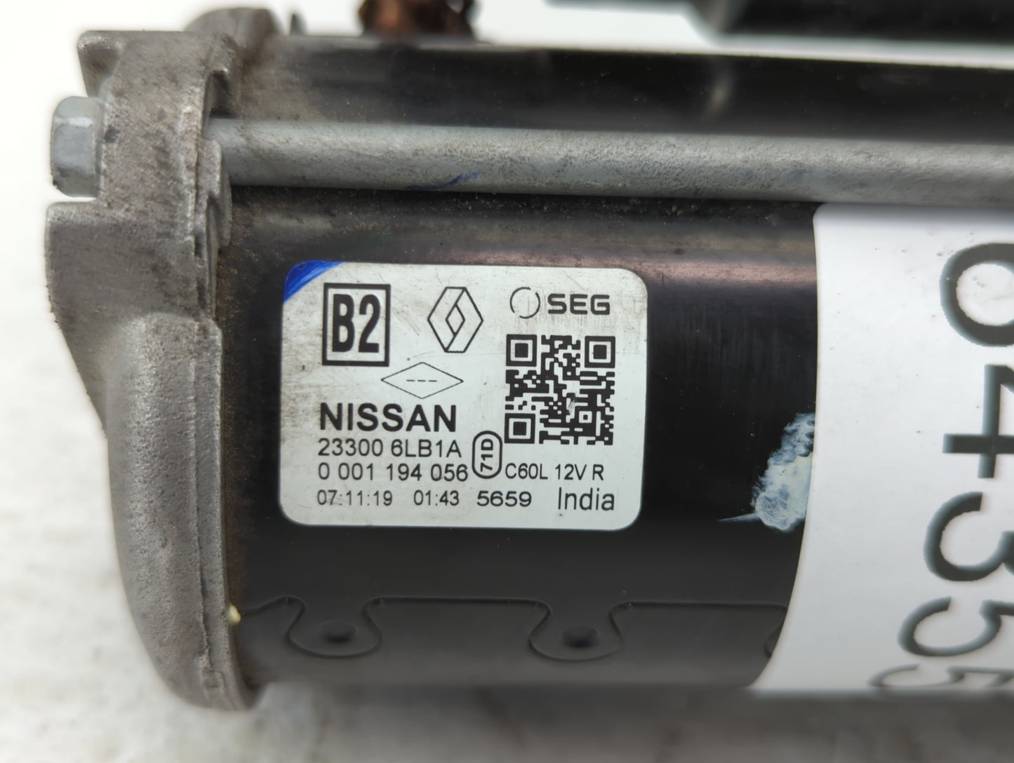 2020-2022 Nissan Sentra Car Starter Motor Solenoid OEM P/N:23300 6LB1A Fits Fits 2020 2021 2022 OEM Used Auto Parts - Oemuse