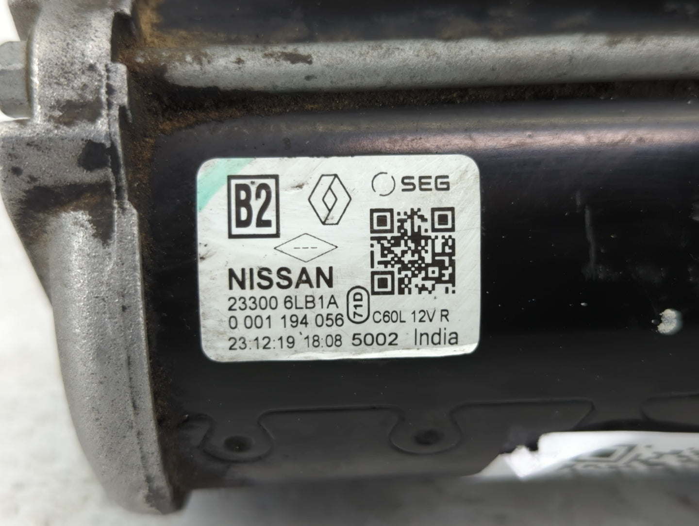 2020-2022 Nissan Sentra Car Starter Motor Solenoid OEM P/N:23300 6LB1A Fits Fits 2020 2021 2022 OEM Used Auto Parts - Oemuse