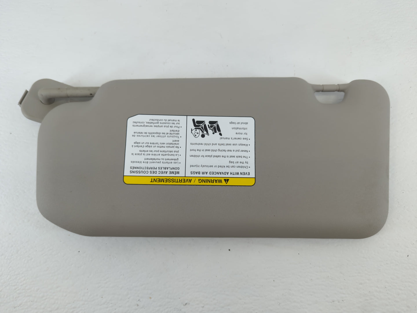 2020-2022 Nissan Sentra Sun Visor Shade Replacement Passenger Right Mirror Fits Fits 2020 2021 2022 OEM Used Auto Parts - Oe