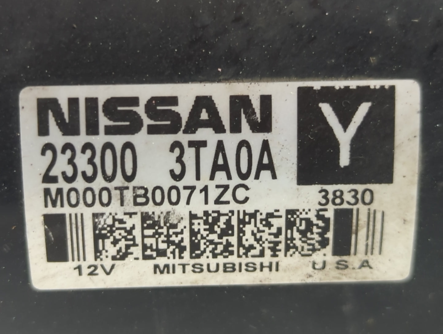 2020-2022 Nissan Sentra Car Starter Motor Solenoid OEM P/N:23300 3TA0A Fits Fits 2020 2021 2022 OEM Used Auto Parts - Oemuse