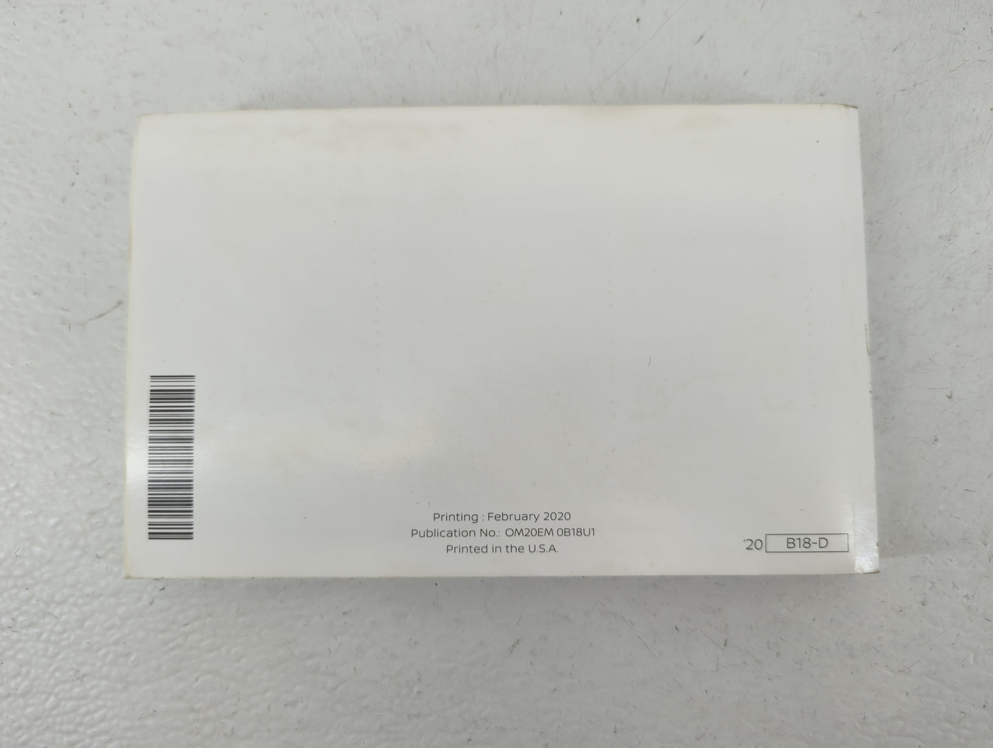 2020 Nissan Sentra Owners Manual Book Guide P/N:OM20EM 0B18U1 OEM Used Auto Parts - Oemusedautoparts1.com
