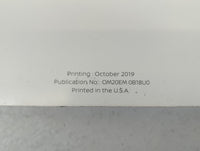 2020 Nissan Sentra Owners Manual Book Guide P/N:OM20EM 0B18U0 OEM Used Auto Parts - Oemusedautoparts1.com