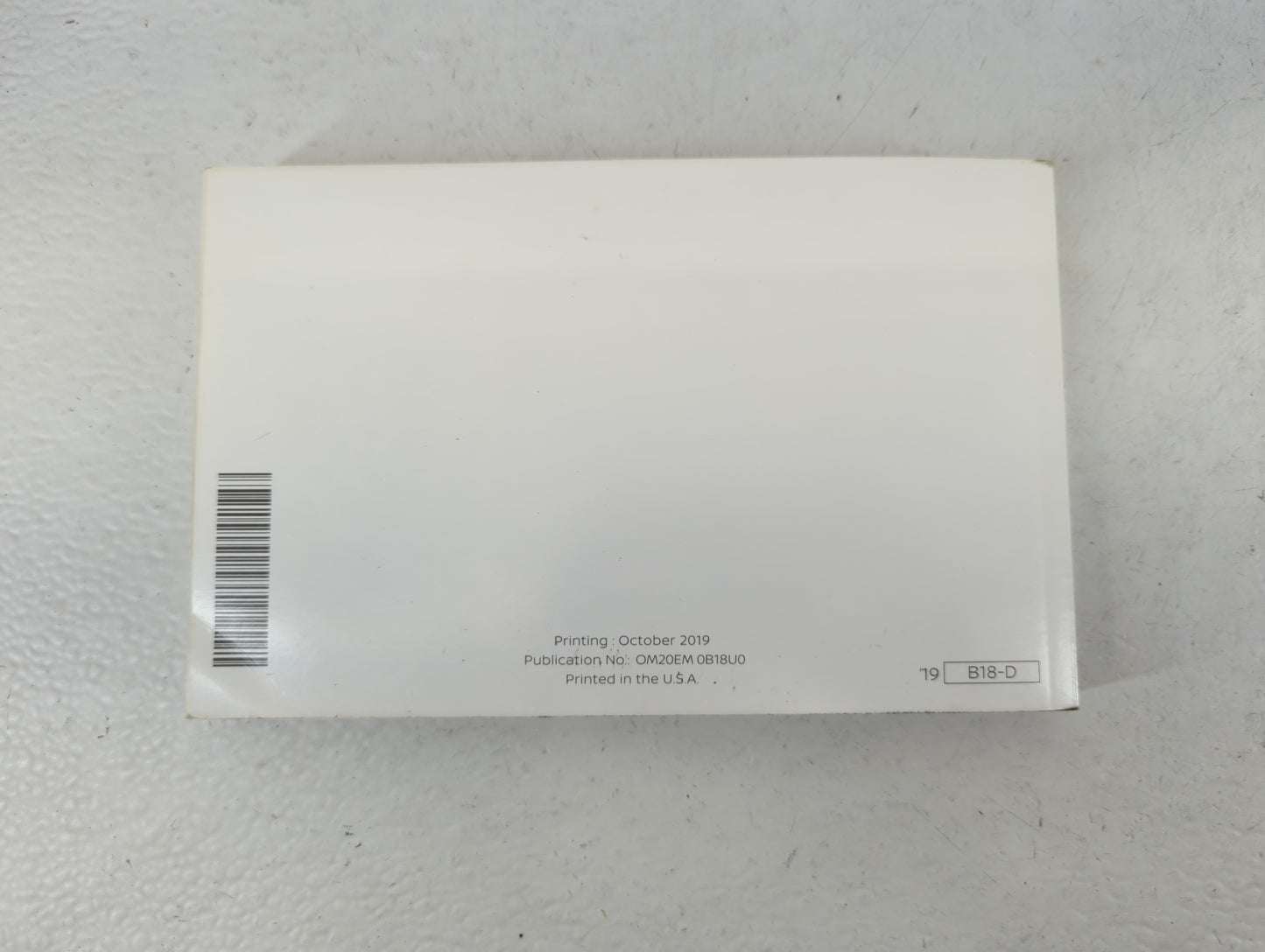 2020 Nissan Sentra Owners Manual Book Guide P/N:OM20EM 0B18U0 OEM Used Auto Parts - Oemusedautoparts1.com