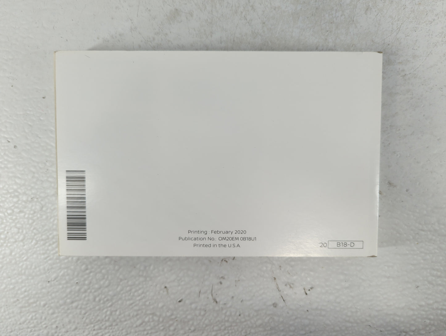 2020 Nissan Sentra Owners Manual Book Guide OEM Used Auto Parts - Oemusedautoparts1.com