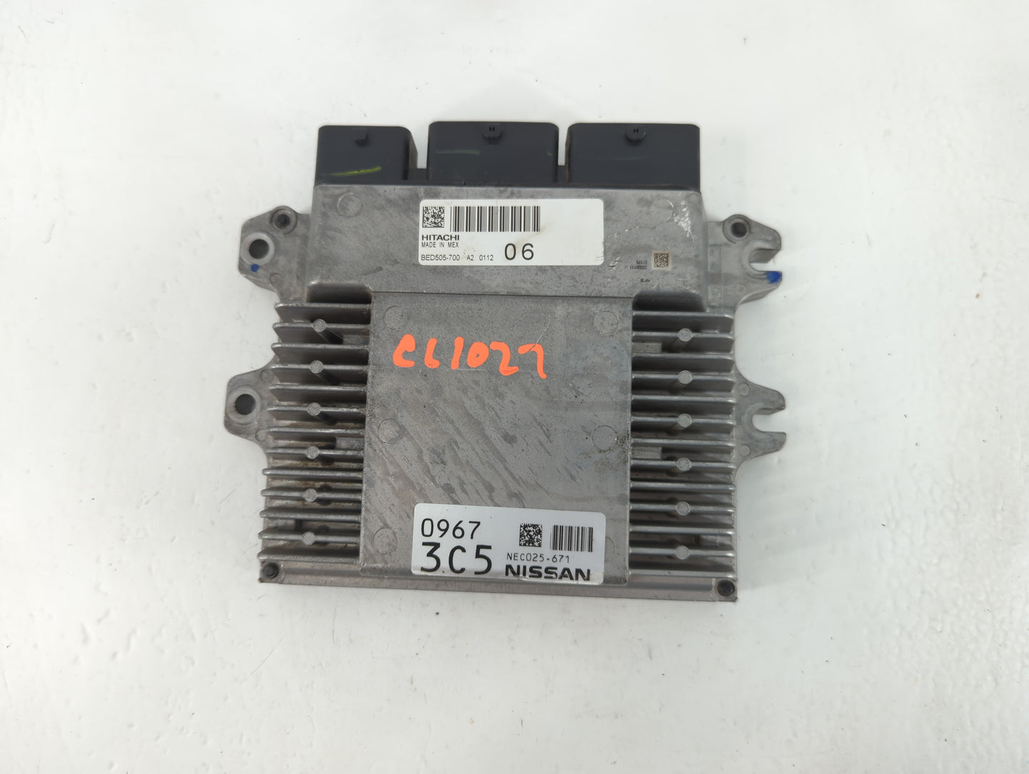 2020-2022 Nissan Sentra PCM Engine Control Computer ECU ECM PCU OEM P/N:BED505-700 A2 0112 Fits Fits 2020 2021 2022 OEM Used