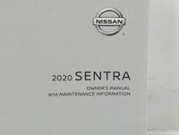 2020 Nissan Sentra Owners Manual Book Guide P/N:OM20EA 0B18U0 OEM Used Auto Parts - Oemusedautoparts1.com