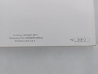 2020 Nissan Sentra Owners Manual Book Guide P/N:OM20EA 0B18U0 OEM Used Auto Parts - Oemusedautoparts1.com