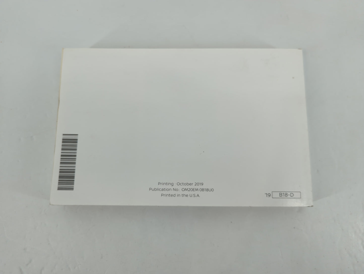 2020 Nissan Sentra Owners Manual Book Guide P/N:OM20EA 0B18U0 OEM Used Auto Parts - Oemusedautoparts1.com