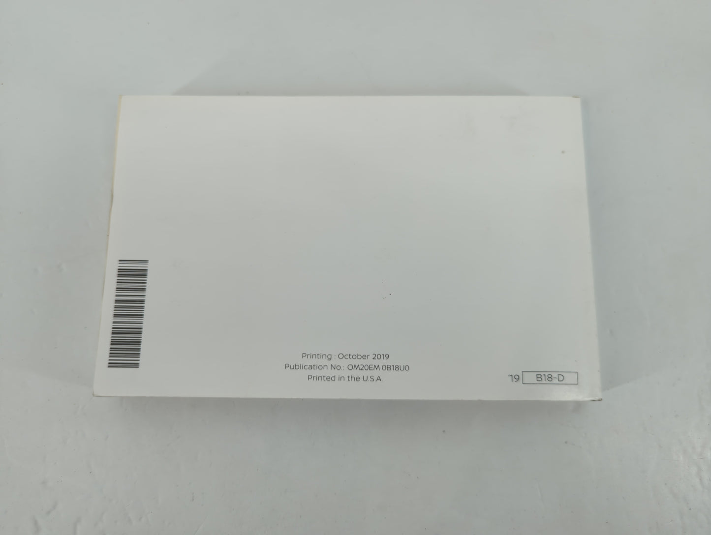 2020 Nissan Sentra Owners Manual Book Guide P/N:OM20EA 0B18U0 OEM Used Auto Parts - Oemusedautoparts1.com
