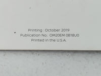 2020 Nissan Sentra Owners Manual Book Guide OEM Used Auto Parts - Oemusedautoparts1.com