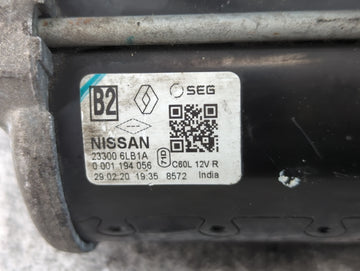2020-2022 Nissan Sentra Car Starter Motor Solenoid OEM P/N:23300 6LB1A Fits Fits 2020 2021 2022 OEM Used Auto Parts