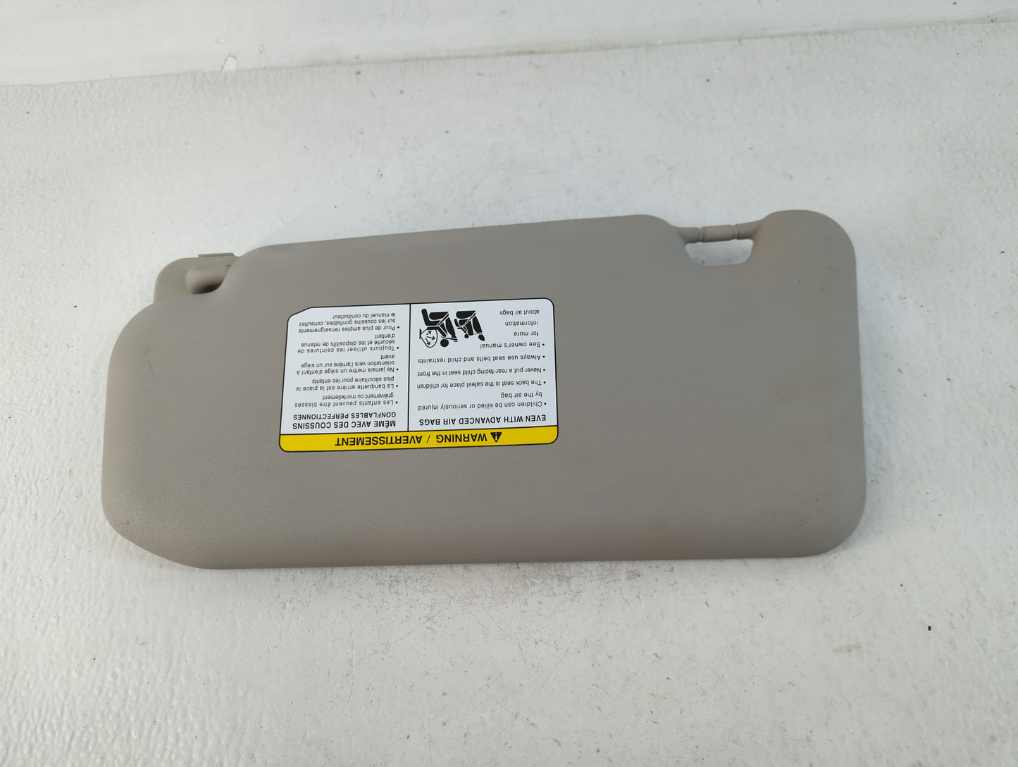 2020-2022 Nissan Sentra Sun Visor Shade Replacement Passenger Right Mirror Fits Fits 2020 2021 2022 OEM Used Auto Parts - Oe