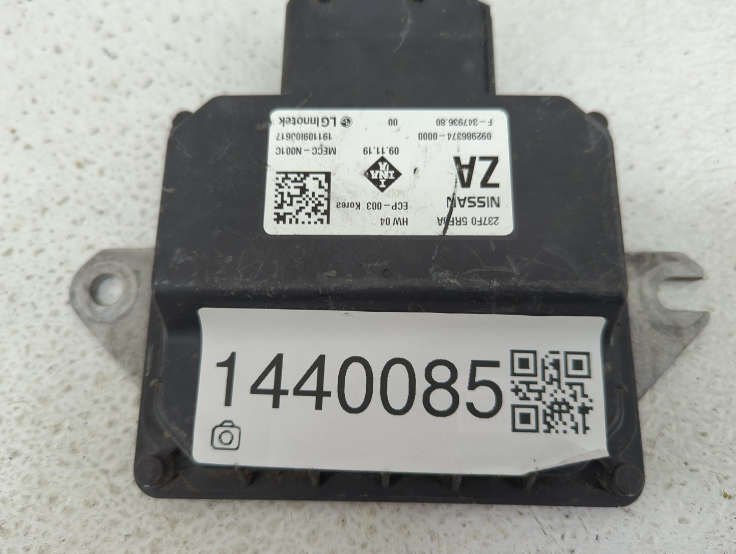 2020-2021 Nissan Versa PCM Engine Control Computer ECU ECM PCU OEM P/N:237F0 5RB0A MECC-N001C Fits Fits 2018 2019 2020 2021 