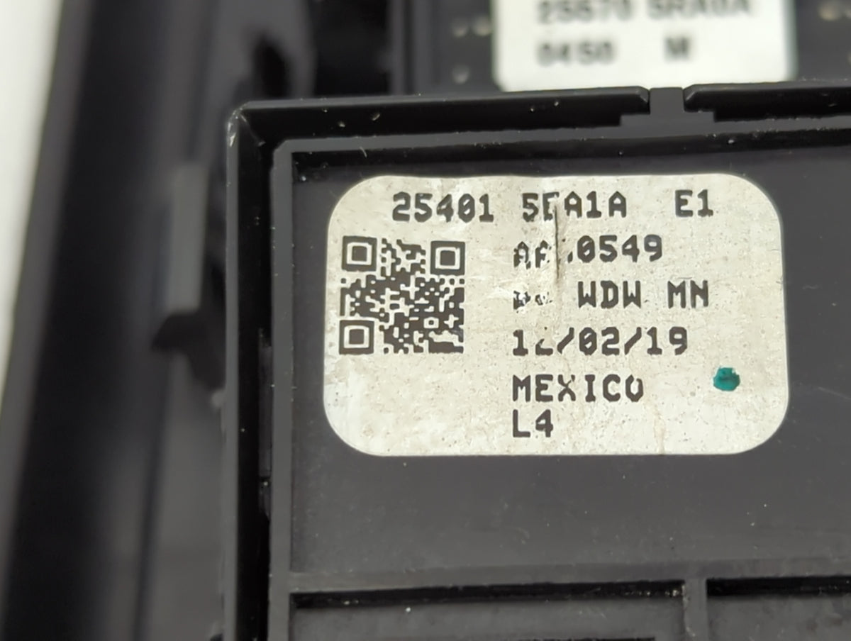 2020-2022 Nissan Versa Master Power Window Switch Replacement Driver Side Left P/N:25401 5EA1A 25570 5RA0A Fits OEM Used Aut