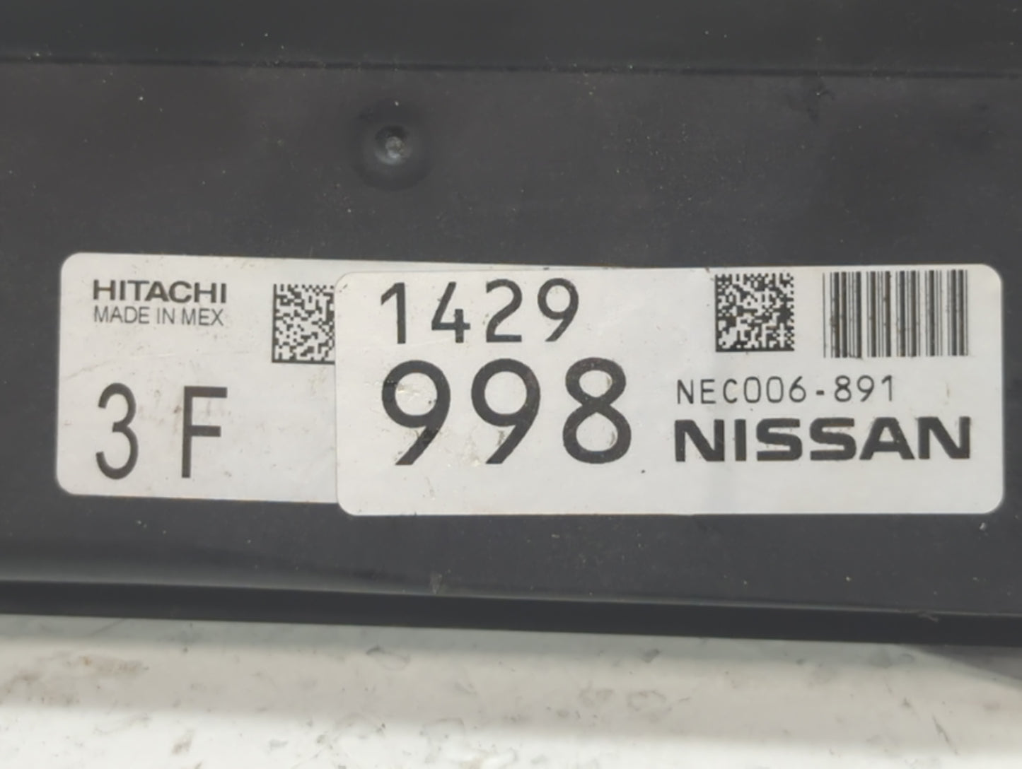 2020-2022 Nissan Versa PCM Engine Control Computer ECU ECM PCU OEM P/N:NEC006-891 Fits Fits 2020 2021 2022 OEM Used Auto Par