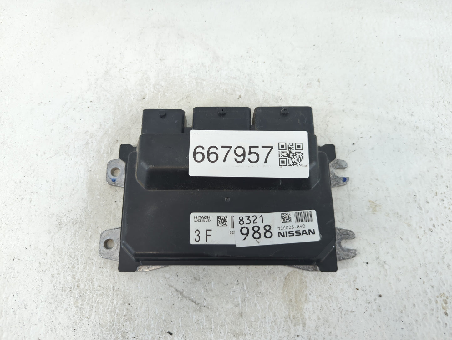 2020-2022 Nissan Versa PCM Engine Control Computer ECU ECM PCU OEM P/N:8321 988 NEC006-890 Fits Fits 2020 2021 2022 OEM Used