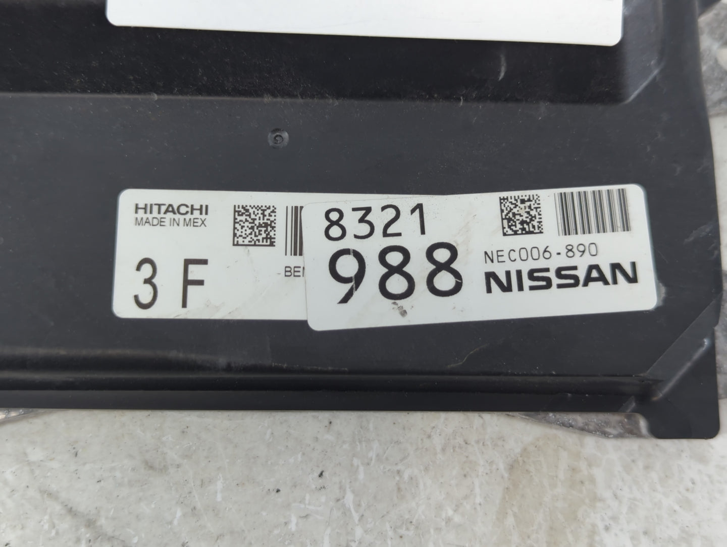 2020-2022 Nissan Versa PCM Engine Control Computer ECU ECM PCU OEM P/N:8321 988 NEC006-890 Fits Fits 2020 2021 2022 OEM Used
