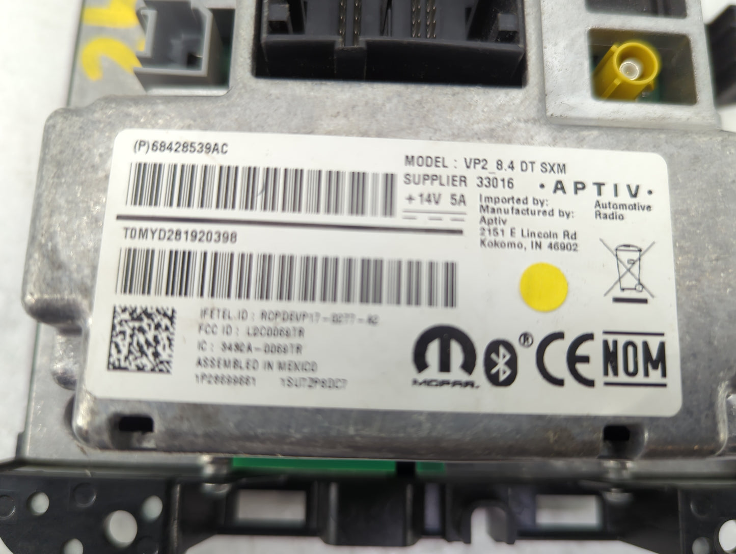 2020 Ram 1500 Information Display Screen - Oemusedautoparts1.com