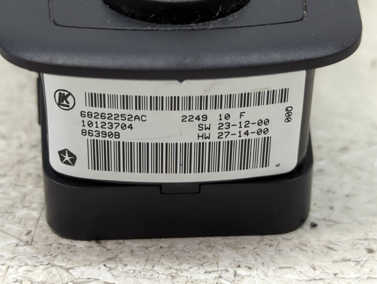 2019-2022 Ram 1500 Master Power Window Switch Replacement Driver Side Left P/N:68262252AC 10123704 Fits OEM Used Auto Parts 
