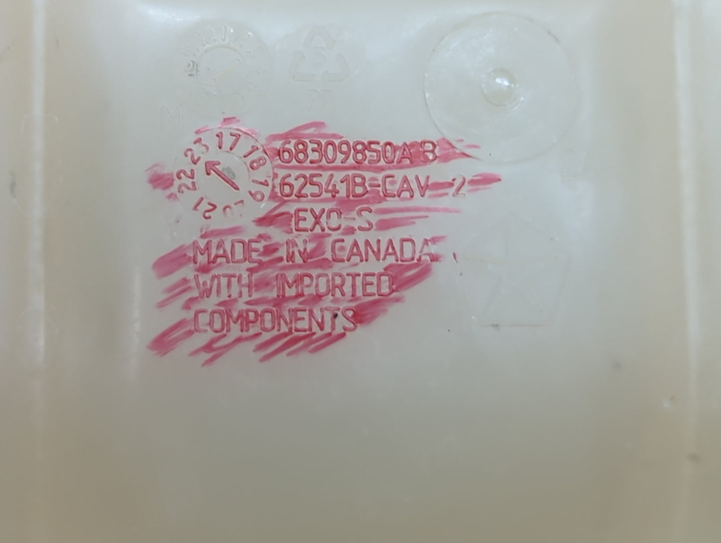 2019-2022 Ram 1500 Radiator Coolant Overflow Expansion Tank Bottle - Oemusedautoparts1.com