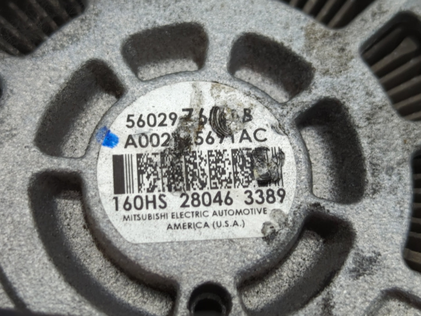 2020 Ram 1500 Classic Alternator Replacement Generator Charging Assembly Engine OEM P/N:5602976 Fits OEM Used Auto Parts - O
