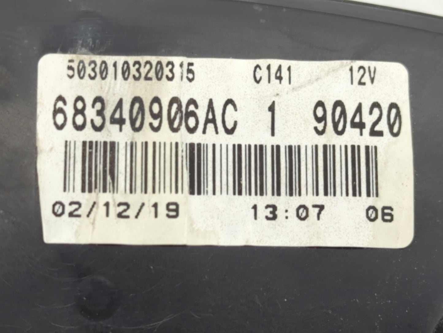 2018-2020 Ram Promaster 1500 Instrument Cluster Speedometer Gauges P/N:68340906AC Fits Fits 2018 2019 2020 OEM Used Auto Par