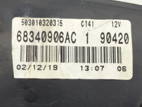 2018-2020 Ram Promaster 1500 Instrument Cluster Speedometer Gauges P/N:68340906AC Fits Fits 2018 2019 2020 OEM Used Auto Par