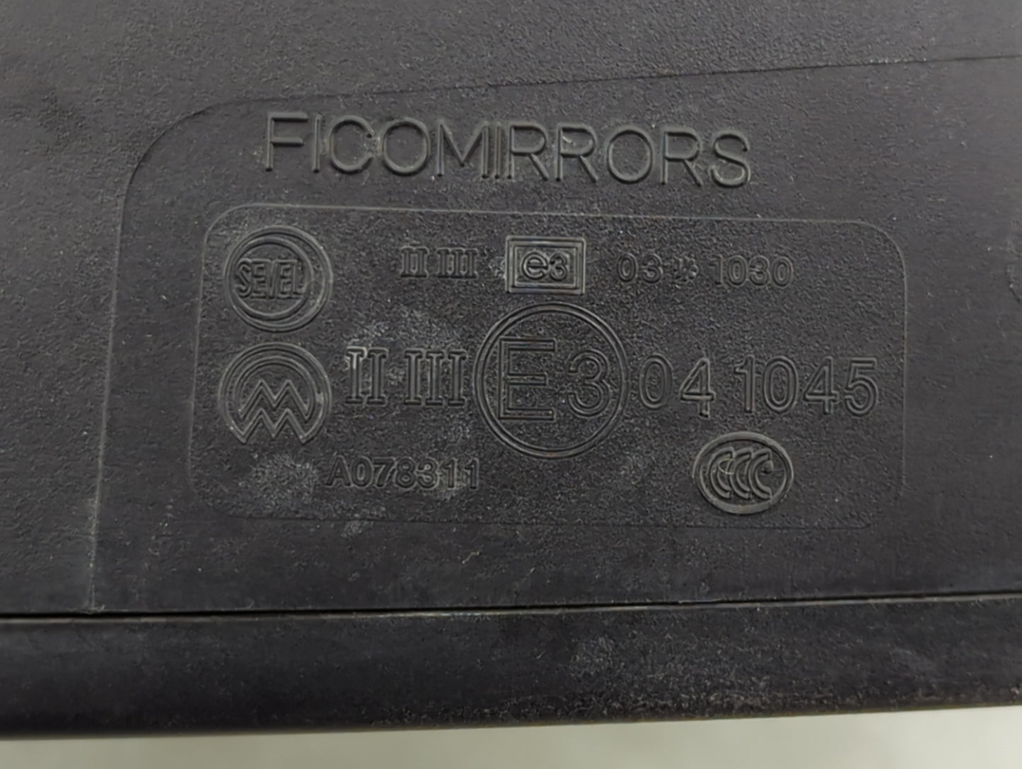 2014 Ram Promaster 1500 Passenger Right Side View Manual Door Mirror - Oemusedautoparts1.com