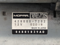 2014-2021 Ram Promaster 1500 Car Starter Motor Solenoid OEM P/N:04801839AD 428000-7202 Fits OEM Used Auto Parts - Oemusedaut