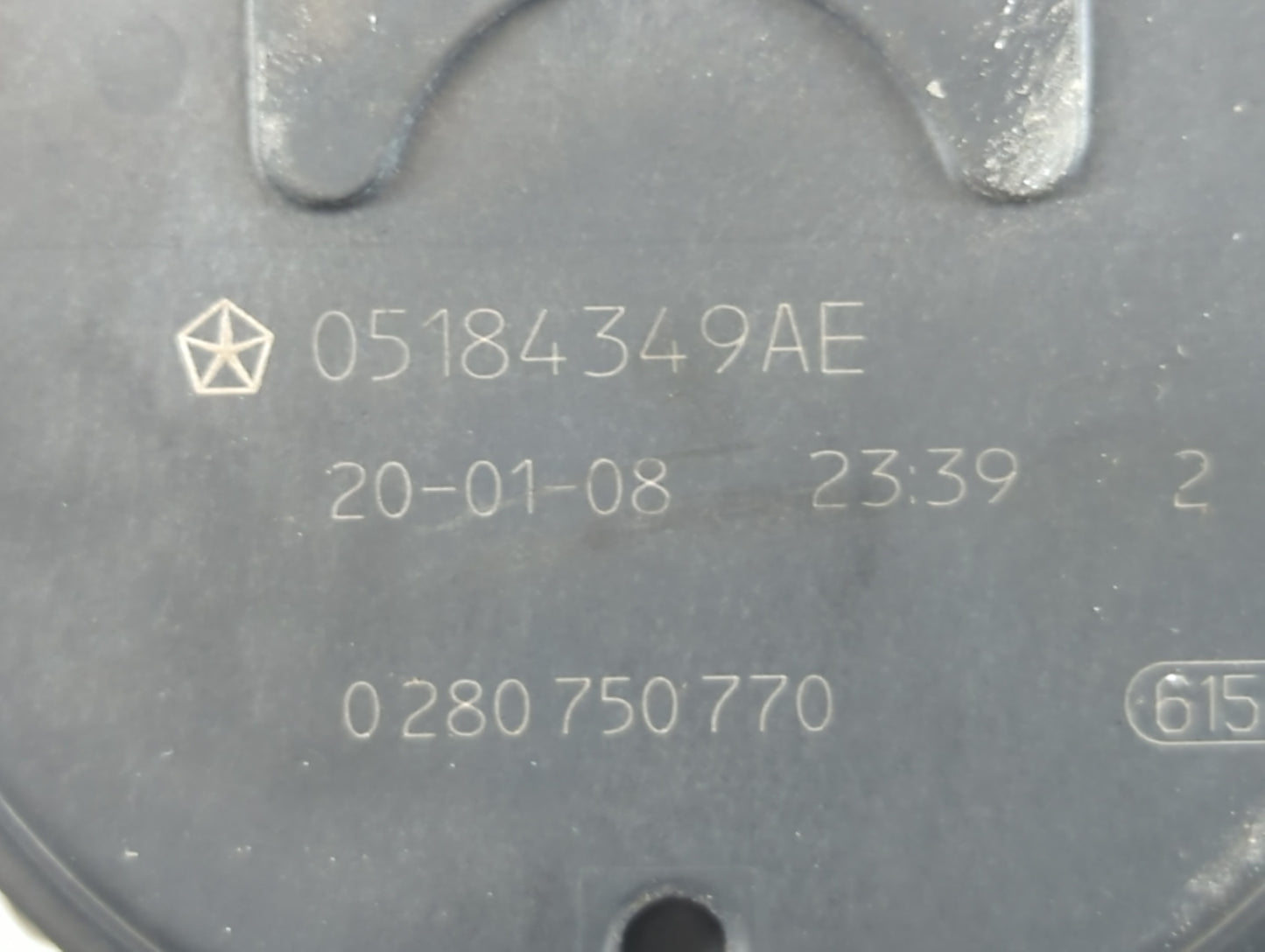 2014-2022 Ram Promaster 2500 Throttle Body P/N:05184 349AE 0 280 750 770 Fits OEM Used Auto Parts - Oemusedautoparts1.com