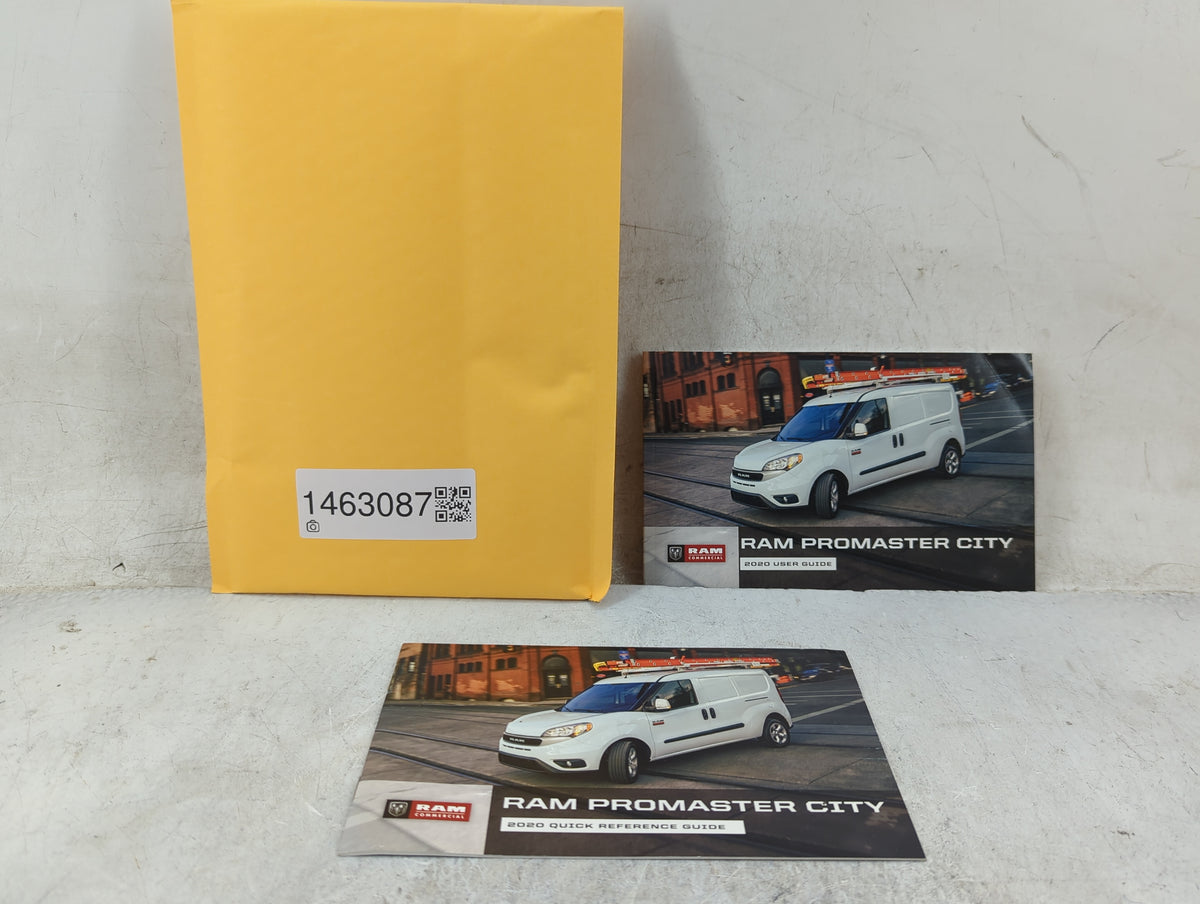 2020 Ram Promaster City Owners Manual Book Guide OEM Used Auto Parts - Oemusedautoparts1.com