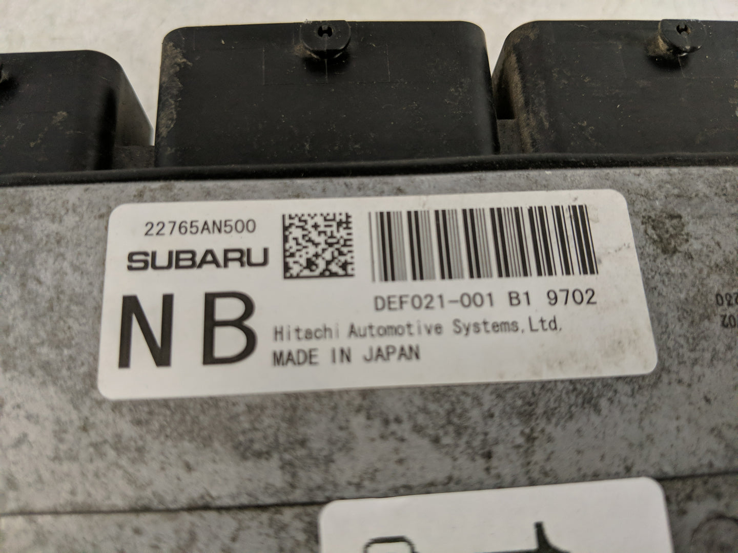 2020 Subaru Ascent PCM Engine Control Computer ECU ECM PCU OEM P/N:DEF021-001 B1 Fits OEM Used Auto Parts - Oemusedautoparts