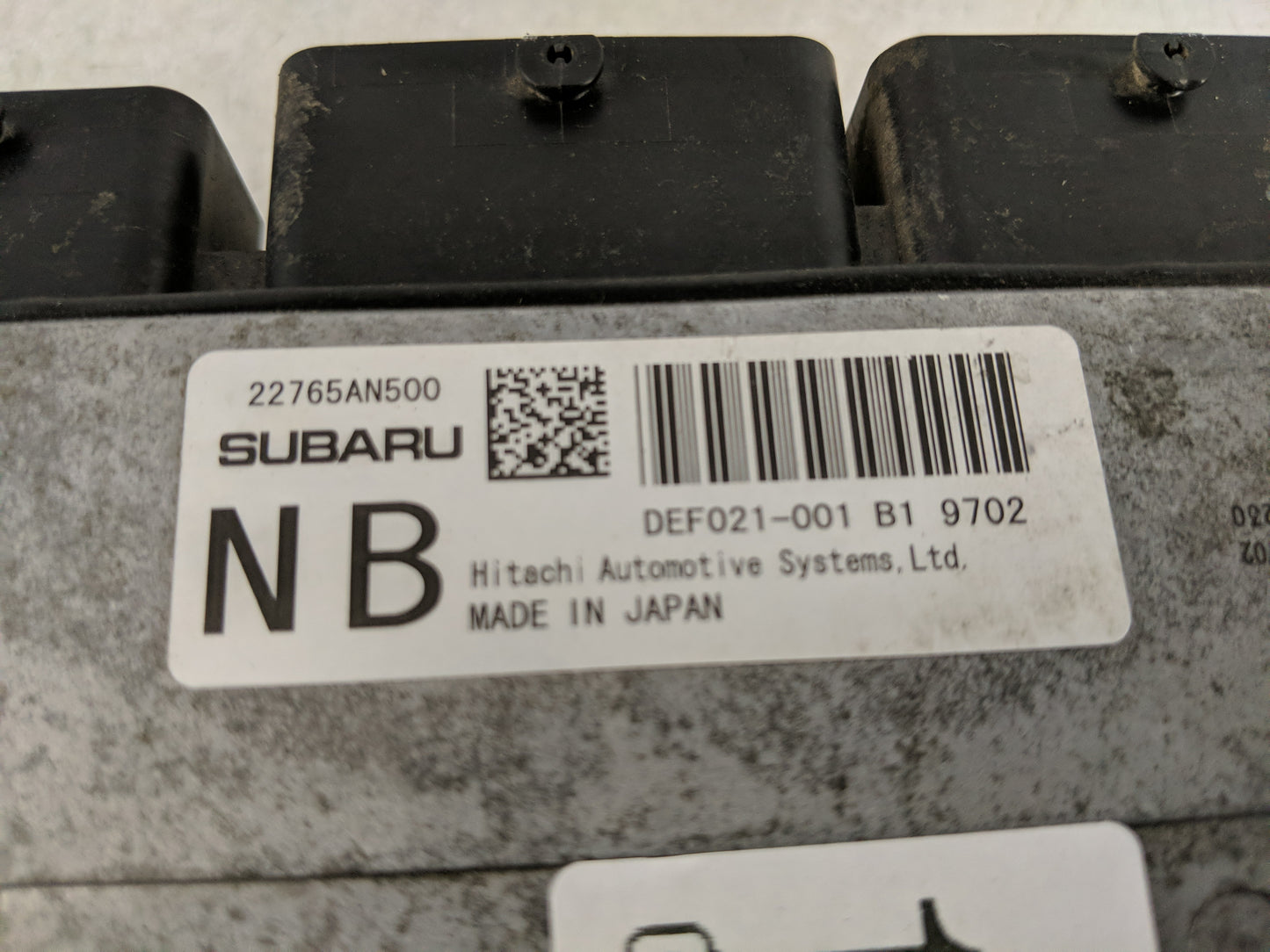 2020 Subaru Ascent PCM Engine Control Computer ECU ECM PCU OEM P/N:DEF021-001 B1 Fits OEM Used Auto Parts - Oemusedautoparts