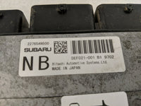 2020 Subaru Ascent PCM Engine Control Computer ECU ECM PCU OEM P/N:DEF021-001 B1 Fits OEM Used Auto Parts - Oemusedautoparts
