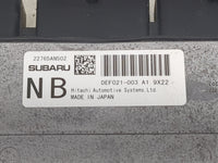 2020 Subaru Ascent PCM Engine Control Computer ECU ECM PCU OEM P/N:22765AN502 DEF021-003 Fits OEM Used Auto Parts - Oemuseda
