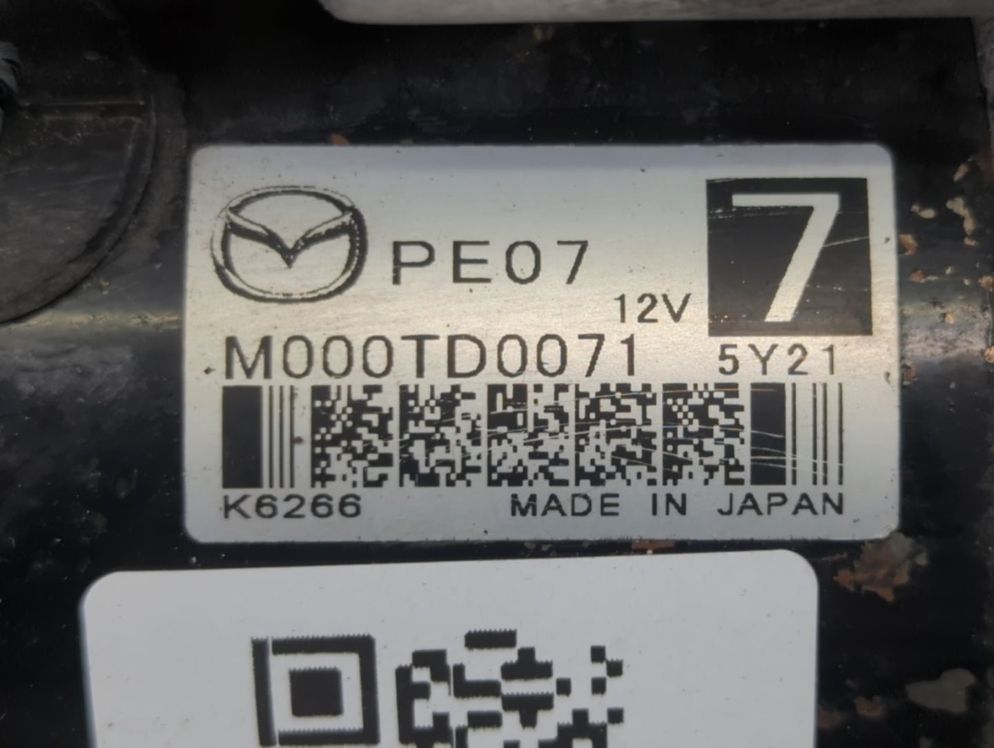 2020 Subaru Ascent Car Starter Motor Solenoid OEM P/N:M000TD0071 Fits OEM Used Auto Parts - Oemusedautoparts1.com