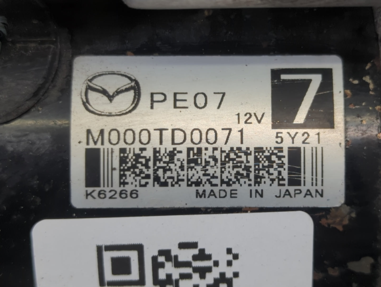 2020 Subaru Ascent Car Starter Motor Solenoid OEM P/N:M000TD0071 Fits OEM Used Auto Parts - Oemusedautoparts1.com