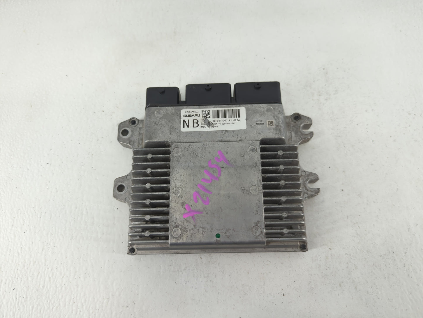 2020 Subaru Ascent PCM Engine Control Computer ECU ECM PCU OEM P/N:DEF021-001 A1 Fits OEM Used Auto Parts - Oemusedautoparts