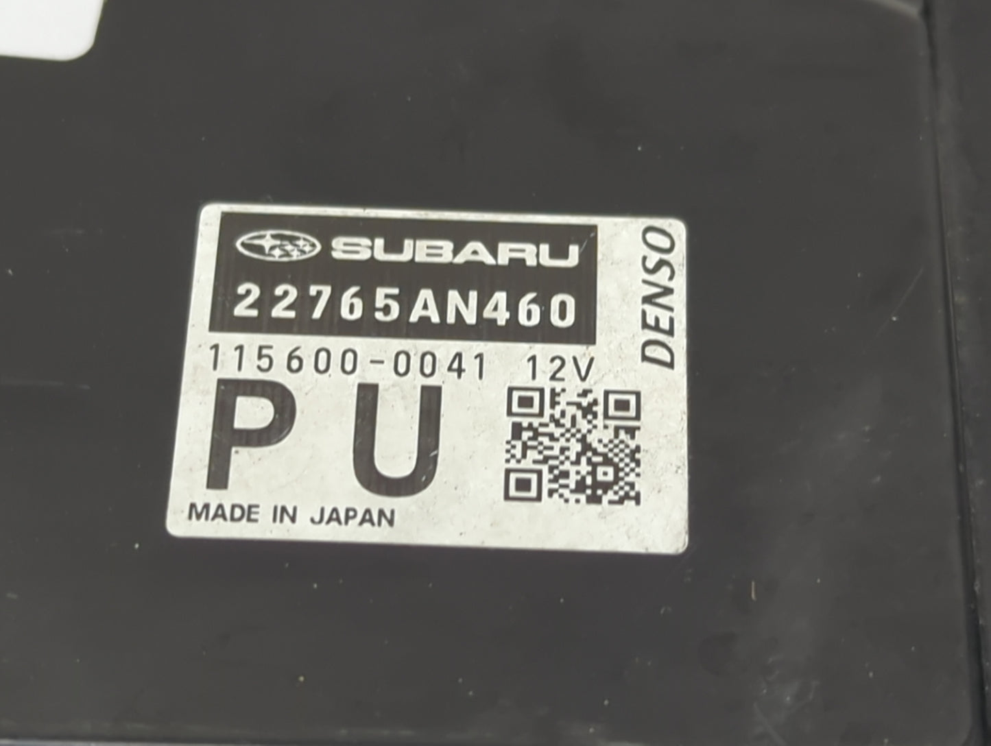 2020 Subaru Forester PCM Engine Control Computer ECU ECM PCU OEM P/N:22765AN460 115600-0041 Fits OEM Used Auto Parts - Oemus