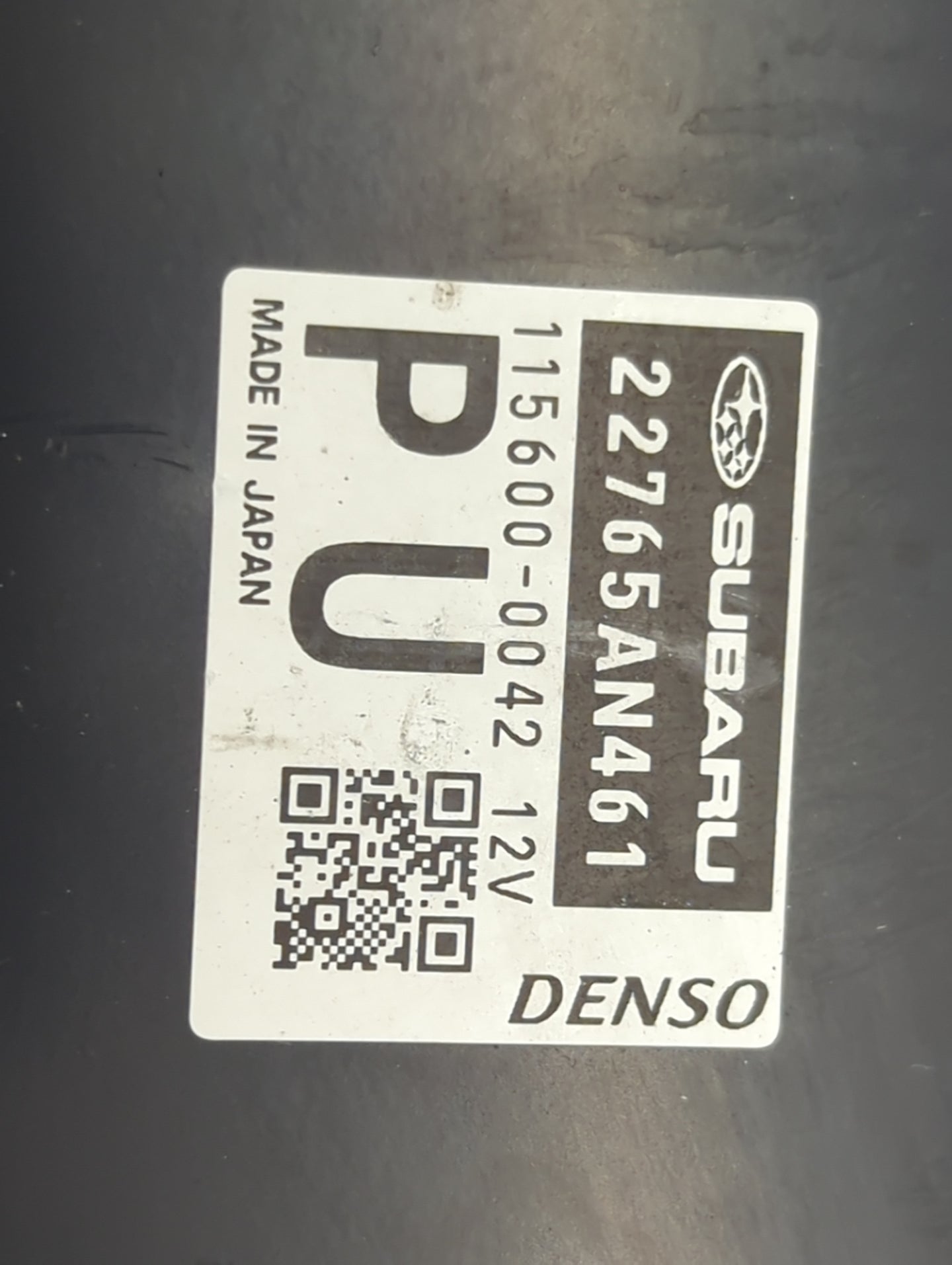 2020 Subaru Forester PCM Engine Control Computer ECU ECM PCU OEM P/N:22765AN461 1156000042 Fits OEM Used Auto Parts - Oemuse