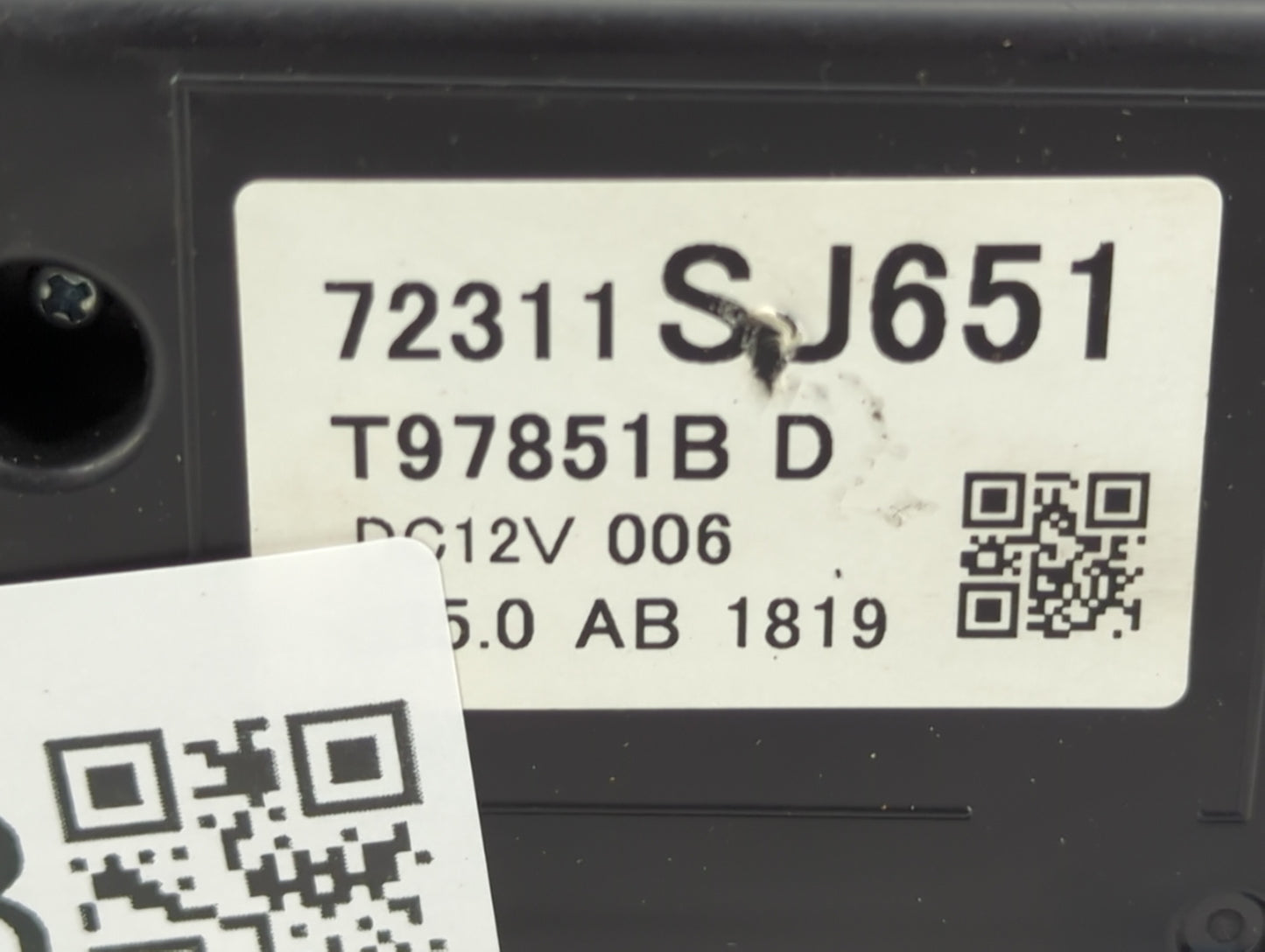 2019-2021 Subaru Forester Climate Control Module Temperature AC/Heater Replacement P/N:72311SJ651 T97851B Fits Fits 2019 202