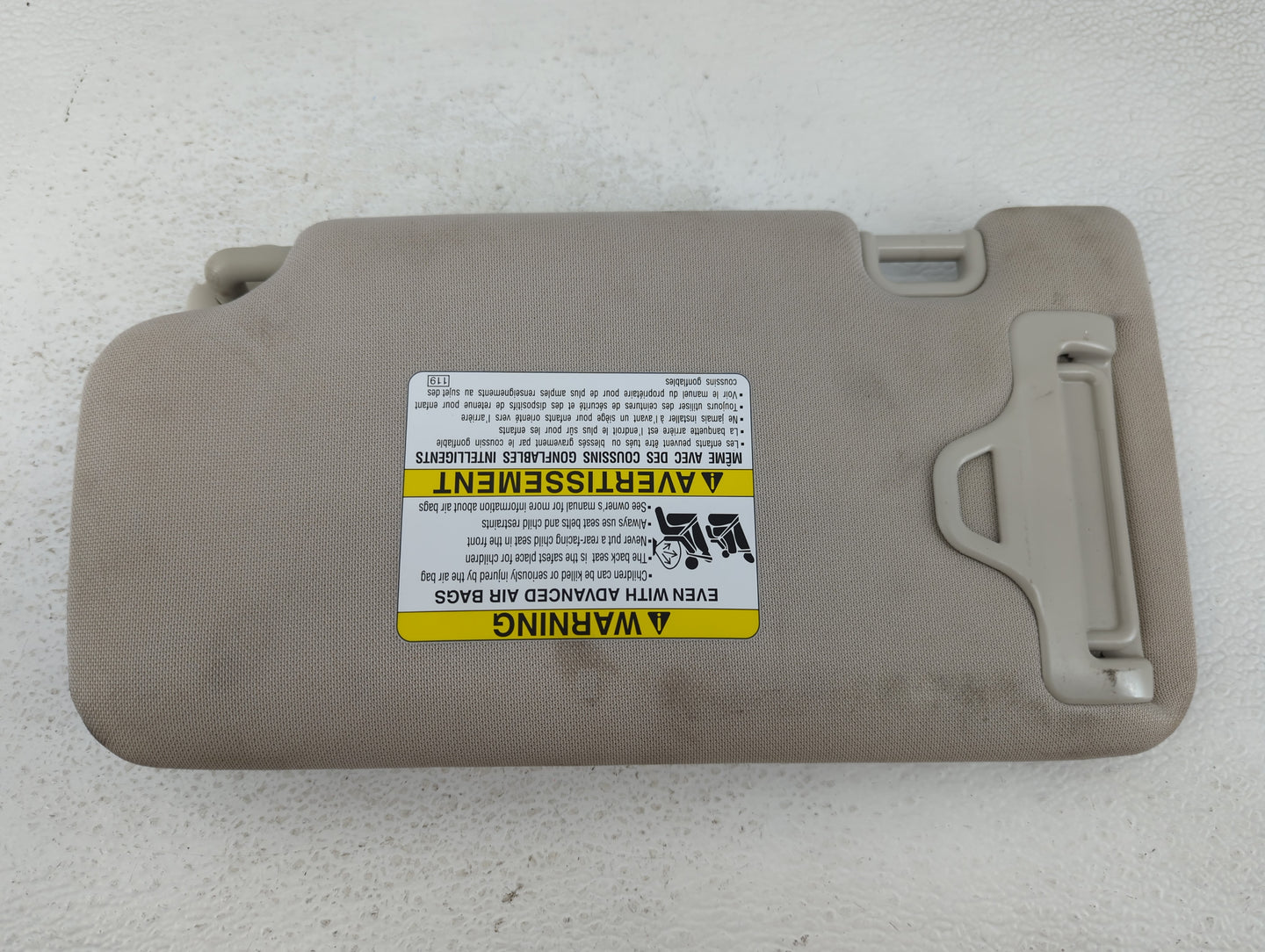 2020 Subaru Forester Sun Visor Shade Replacement Passenger Right Mirror Fits OEM Used Auto Parts - Oemusedautoparts1.com