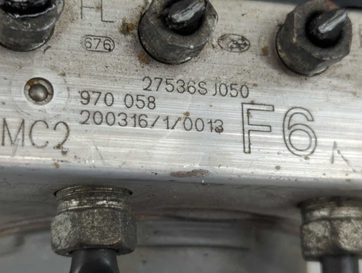 2020 Subaru Forester Anti-Lock Brake ABS Pump Module Actuator OEM P/N:27536SJ050 Fits OEM Used Auto Parts - Oemusedautoparts